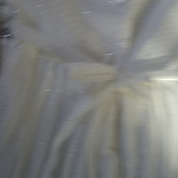 Pretty Ivory Dress With Silver Accents - Picture 7 of 8